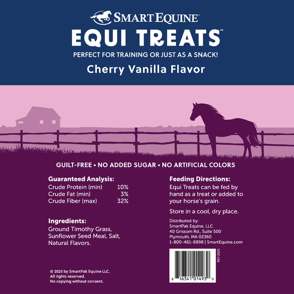 SmartEquine Treats Cherry-Vanilla Horse Treats