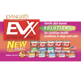 Evanger's EVX Restricted Diet Digestion Bland Diet Wet Dog Food (12.5 oz x  12 cans) - 0