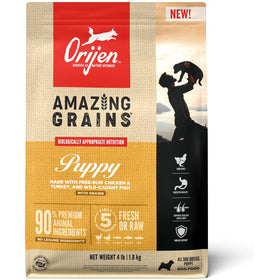 ORIJEN Amazing Grains High-Protein Puppy Dry Dog Food