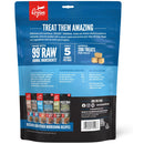 Orijen dog treat package with blue and black design