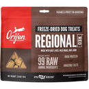 Orijen Regional Red freeze-dried dog treats packaging on a white background