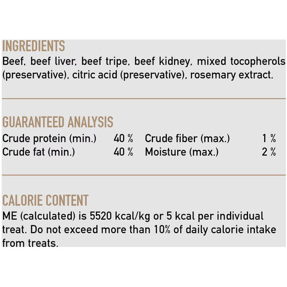 ORIJEN Ranch-Raised Beef Grain-Free High-Protein Freeze Dried Dog Treats