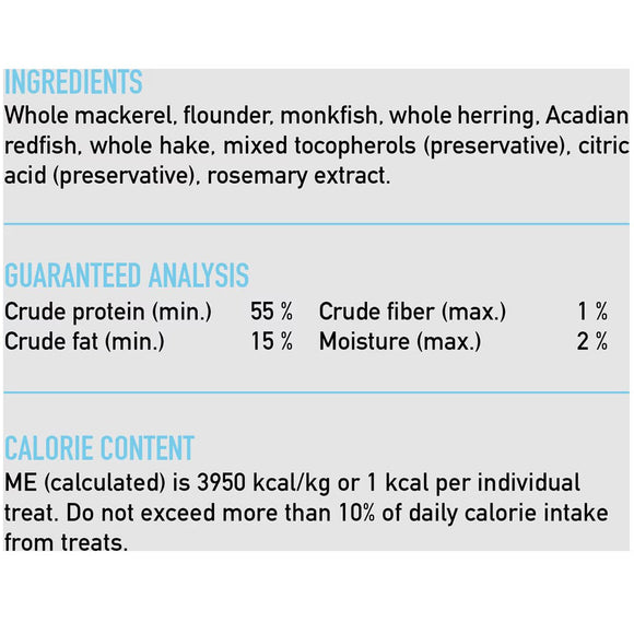 ORIJEN Six Fish Grain-Free High-Protein Raw Animal Ingredients Freeze Dried Cat Treats, 1.25-oz bag