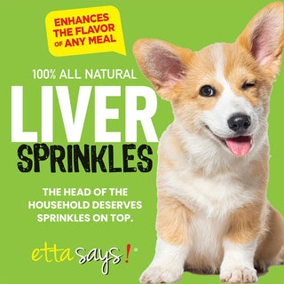 Etta Says! Liver Sprinkles 100% All Natural Dog Food Topper