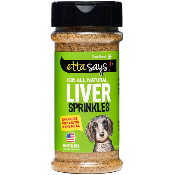 Etta Says! Liver Sprinkles 100% All Natural Dog Food Topper, 3.0-oz