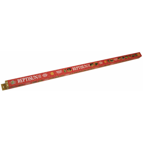 Red Reptisun tube on a white background