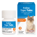 Durvet Feline Tape Tabs Tapeworm Dewormer for Cats (3 tablets)-1