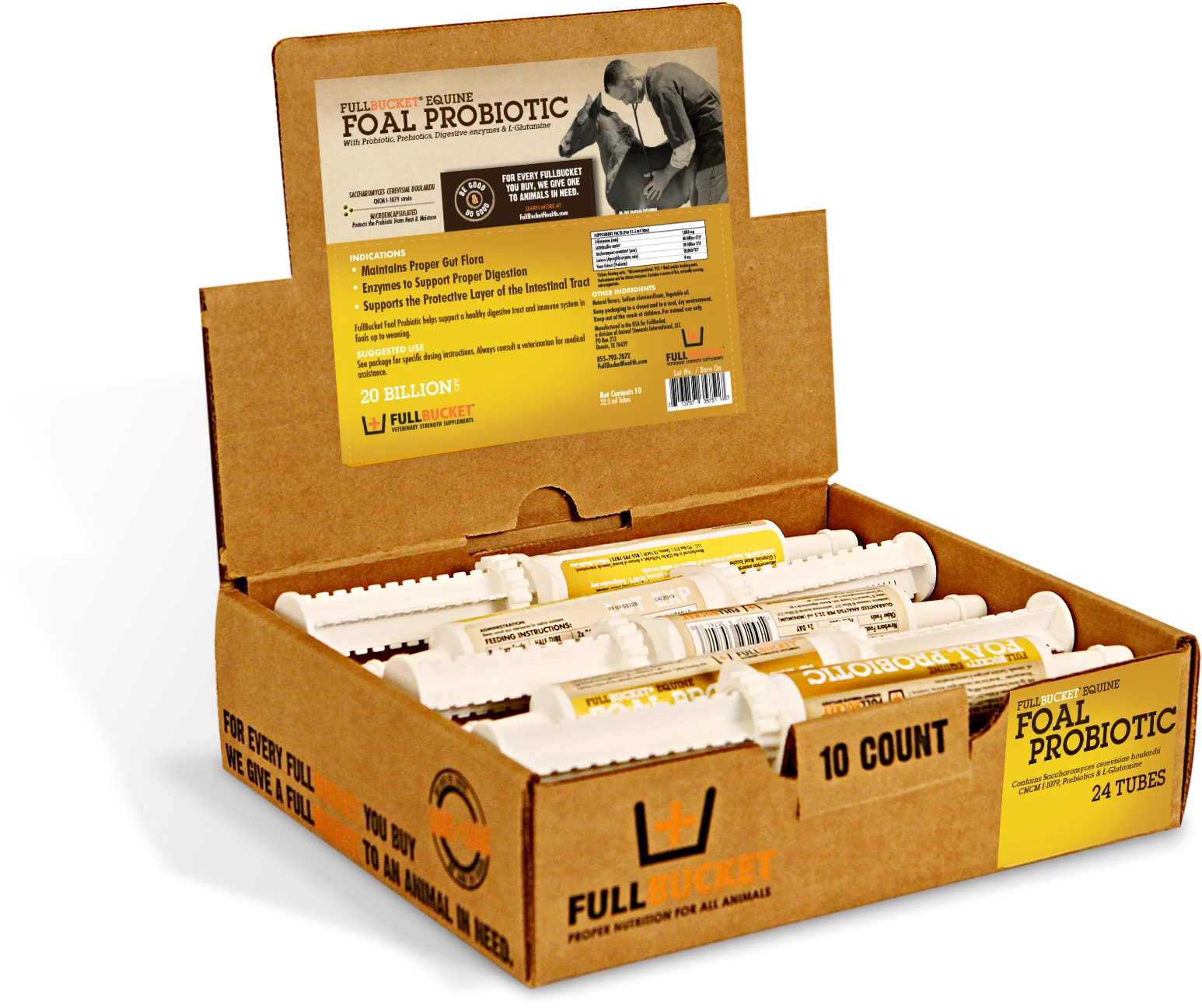 Fullbucket Foal Probiotic Paste (10 tube)