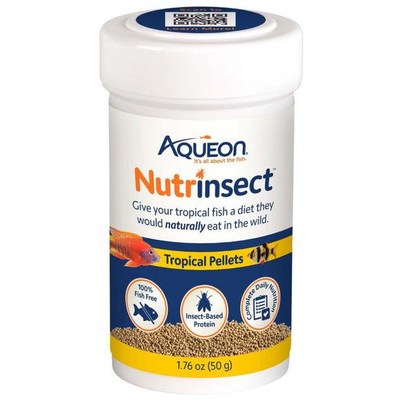 Aqueon Nutrinsect Tropical Pellets (1.76 oz)
