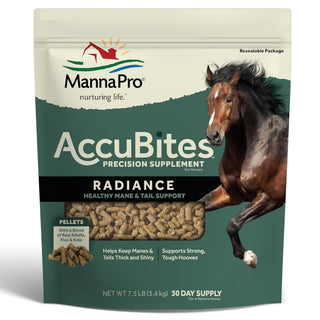 Manna Pro Accubites Radiance Mane & Tail Support for Horses (7.5 lb)