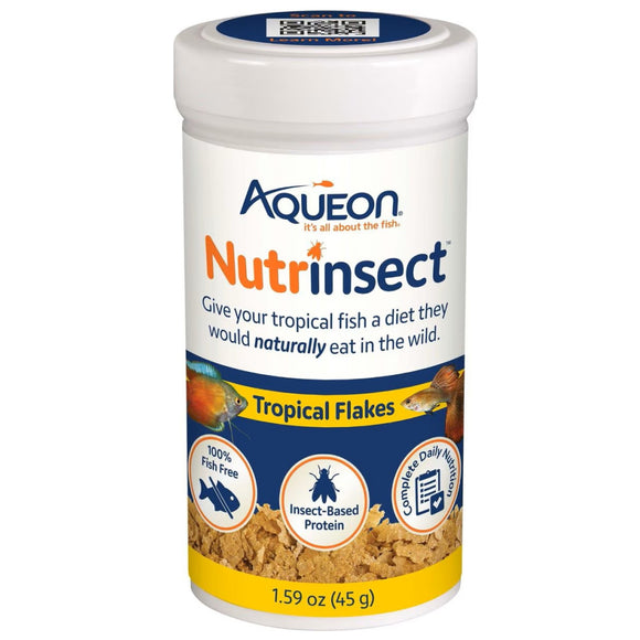 Aqueon Nutrinsect Tropical Flakes (1.59 oz)