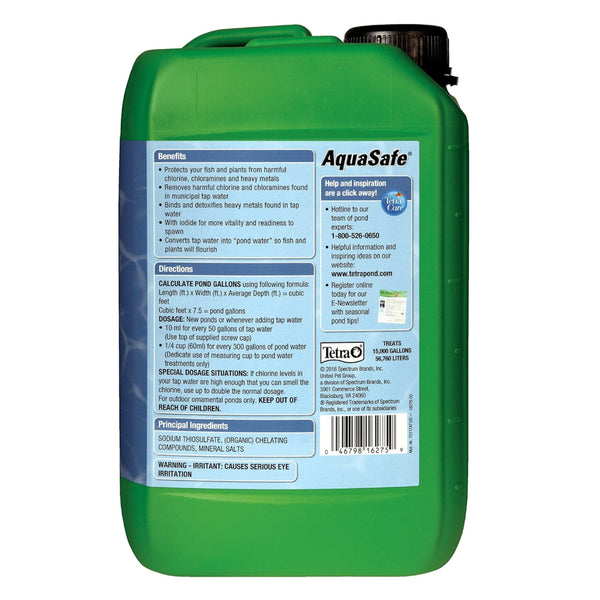 Tetra AquaSafe Pond Water Conditioner and Dechlorinator