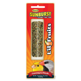 Higgins Sunburst Sticks Lil Fruits Canary & Finch Treats For Bird 3 oz