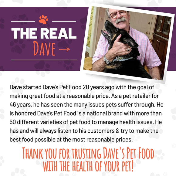 Dave's Pet Food Renal-Friendly Sweet Potato Recipe Treats For Dog (3 oz)