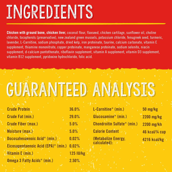 Stella & Chewy's Stella's Solutions Hip & Joint Support Freeze-Dried Chicken Meal Topper for Dogs