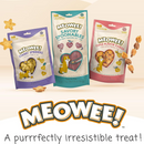 Meowee! Savory Spoonables with Salmon, Tuna & Krill Lickable Treat For Cat (4 tubes)