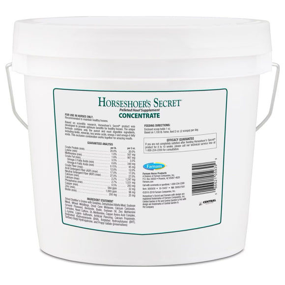 Farnam Horseshoer's Secret Pelleted Hoof Supplement Concentrate For Horse