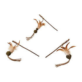 Ethical Spot Naurals Silvervine Teaser Wand Toy For Cat (Assorted)