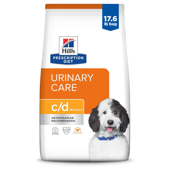 Hill's Prescription Diet c/d Multicare Low Fat Urinary Care Chicken Recipe Dry Food For Dog