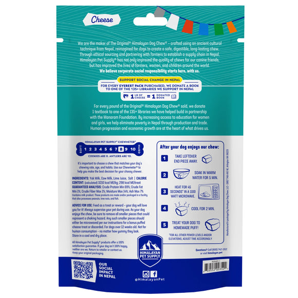 Himalayan Pet Supply Himalayan Dog Chew Original Yak Cheese Chew