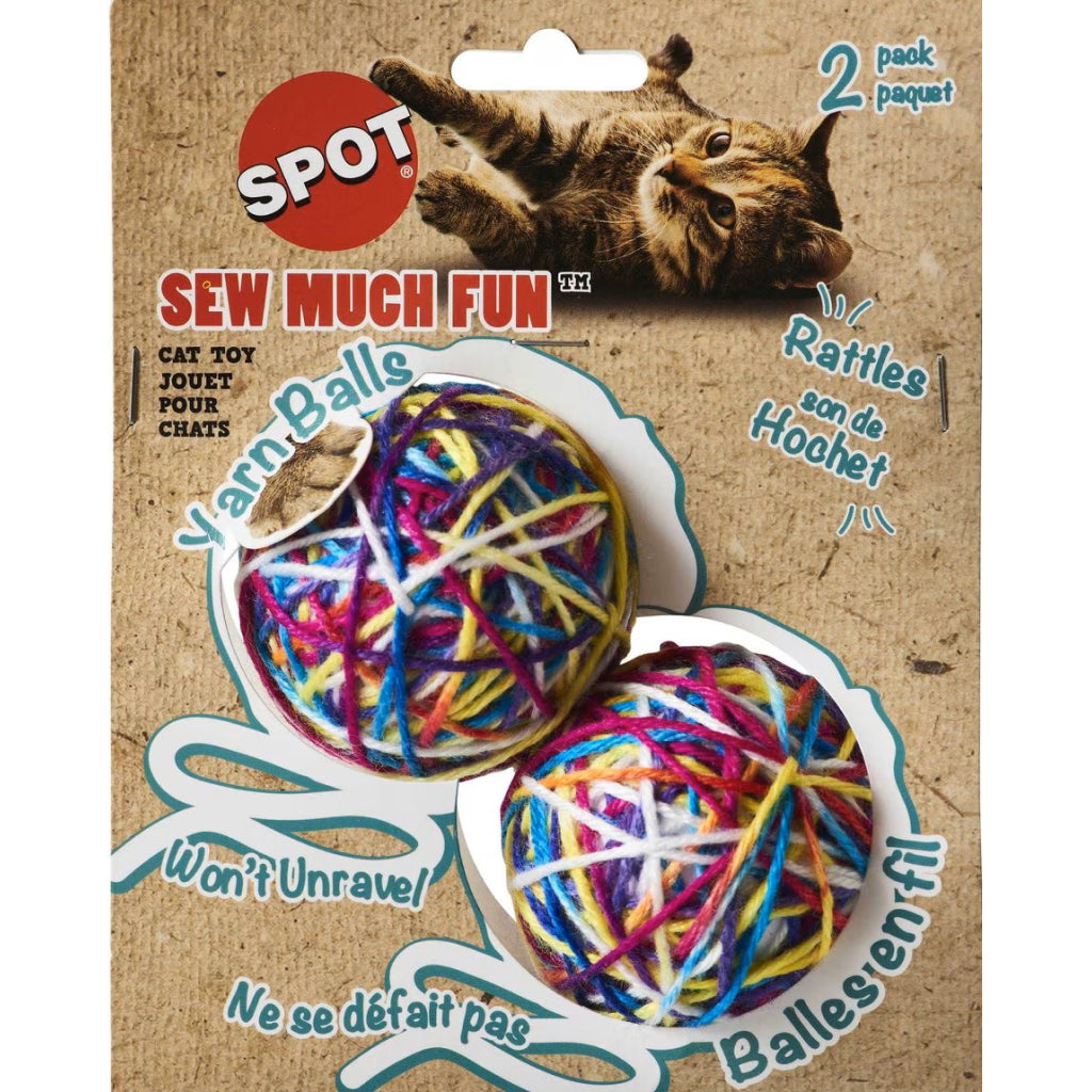 Ethical Sew Much Fun Yarn Ball Toy For Cat (2.5")