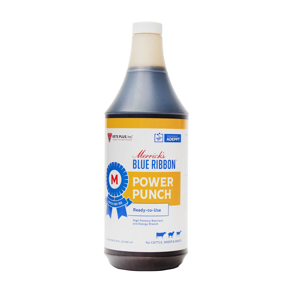 Merrick's Blue Ribbon Power Punch High Potency Nutrient & Energy Drench for Goats