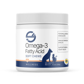 Stratford Omega-3 Fatty Acid Supplements for Small & Medium Dogs (60 Soft Chews)