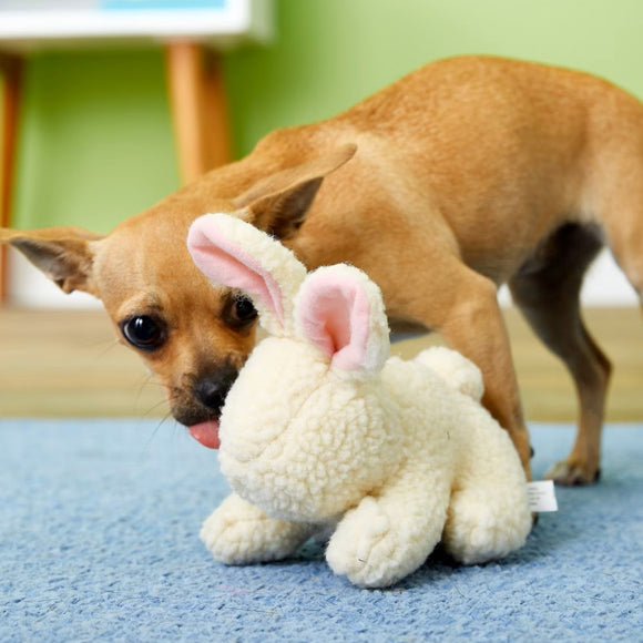 Ethical Vermont Fleece Rabbit Toy For Dog (9")