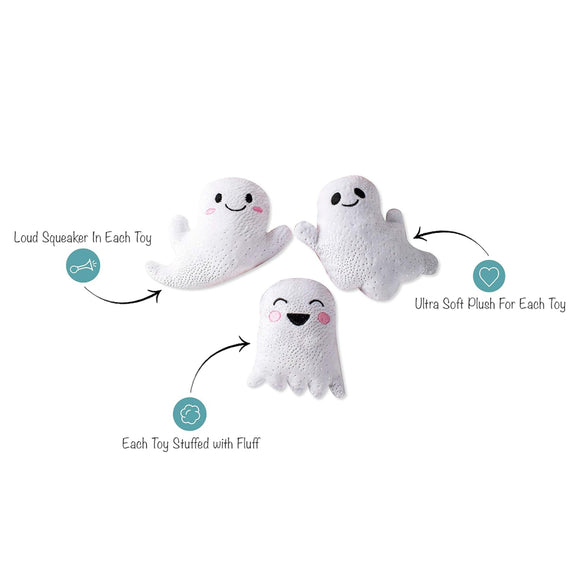 PetShop by Fringe Studio Boo-Yah Dog Toy Set (3 pack)