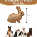 Ethical Dura-Fuse Leather Jute Rabbit (10") Toy For Dog