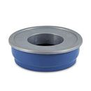 Petmate No Spill Durable Pet Bowl for Water and Food for Dogs and Cats (48 oz) Blue