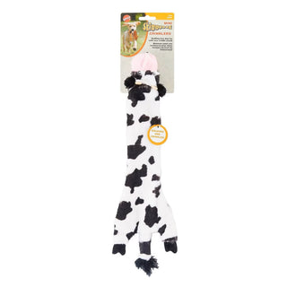 Ethical Skinneeez Crinkler Cow Toy For Dog (14")