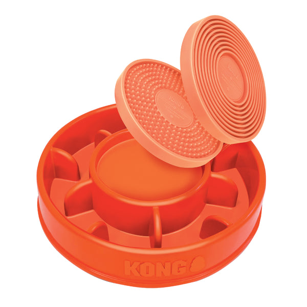 KONG Licks Mealtime Treat Toy & Slow Feeder For Dog