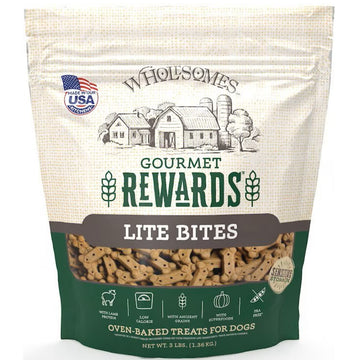 Wholesomes Gourmet Rewards Lite Bites Biscuit Treats For Dog