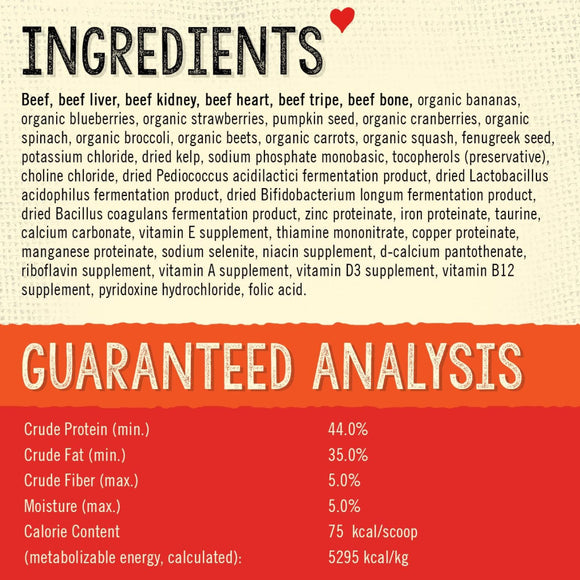 Stella & Chewy's Meal Mixer SuperBlends Grass-Fed Beef Recipe Food Topper for Dogs