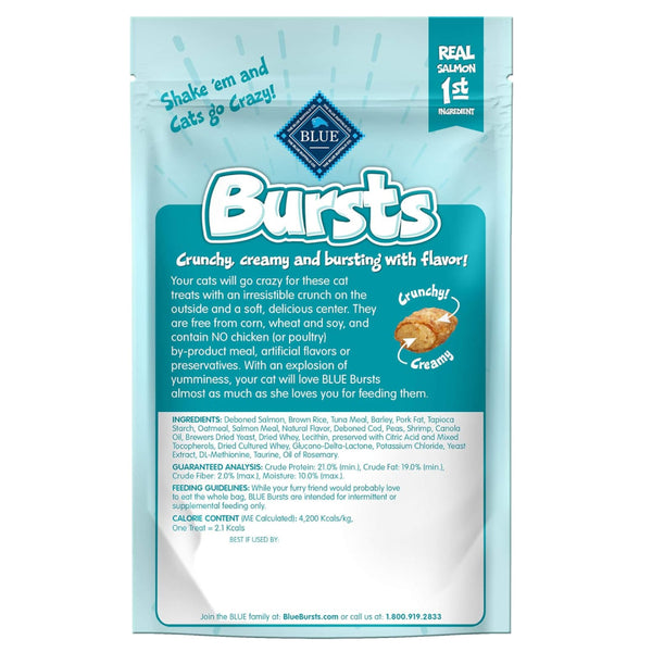 Blue Buffalo Bursts Crunch & Creamy Savory Seafood Treats For Cat (2 oz)