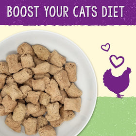 Stella & Chewy's Stella's Solutions Digestive Boost Cage-Free Chicken Freeze-Dried Meal Topper for Cats (7.5 oz)