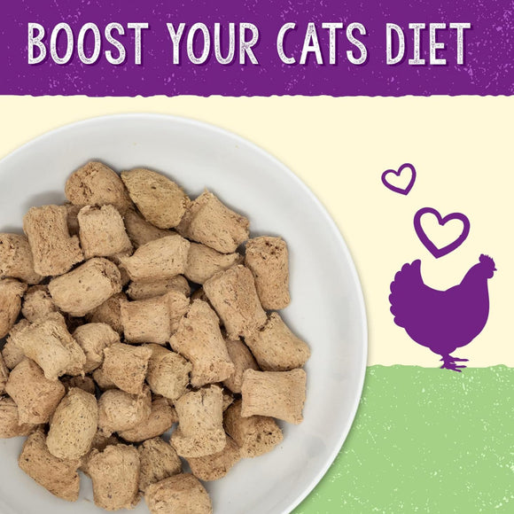 Stella & Chewy's Stella's Solutions Digestive Boost Cage-Free Chicken Freeze-Dried Meal Topper for Cats (7.5 oz)