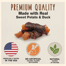 Cadet Gourmet Sweet Potato & Duck Wrapped Treats For Dog