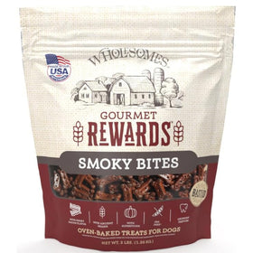 Wholesomes Gourmet Rewards Smoky Bites Biscuit Treats For Dog