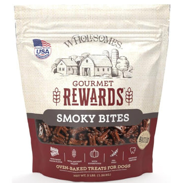 Wholesomes Gourmet Rewards Smoky Bites Biscuit Treats For Dog