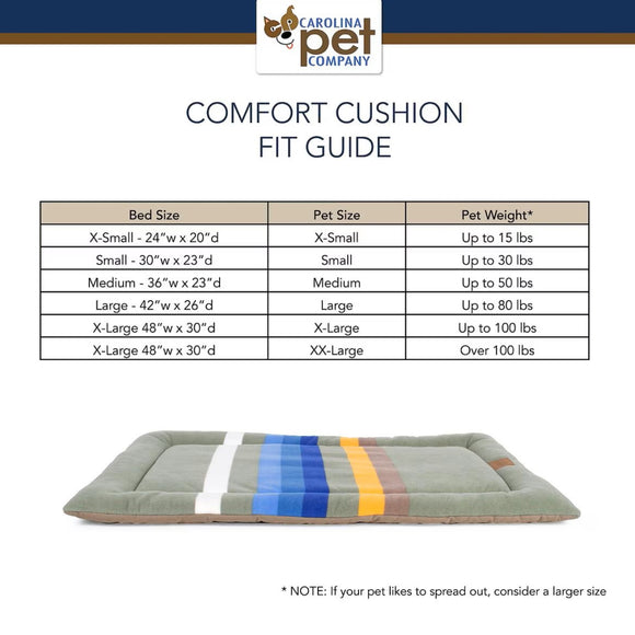 Pendleton National Park Comfort Cushion Pillow Bed (Zion) For Dog