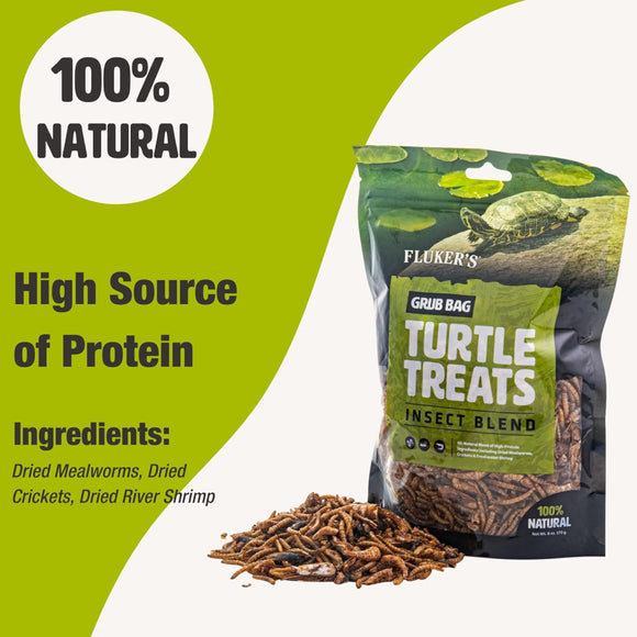 Fluker's Grub Bag Turtle Treats, Insect Blend 