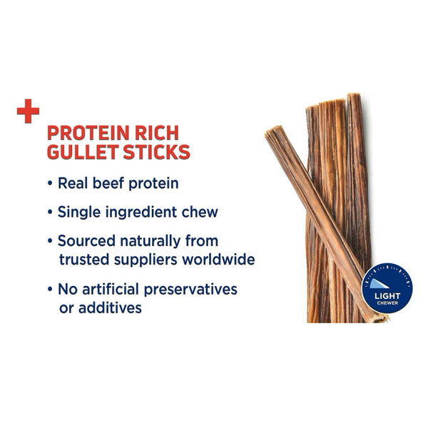 Barkworthies 6" Beef Gullet Stick For Dogs