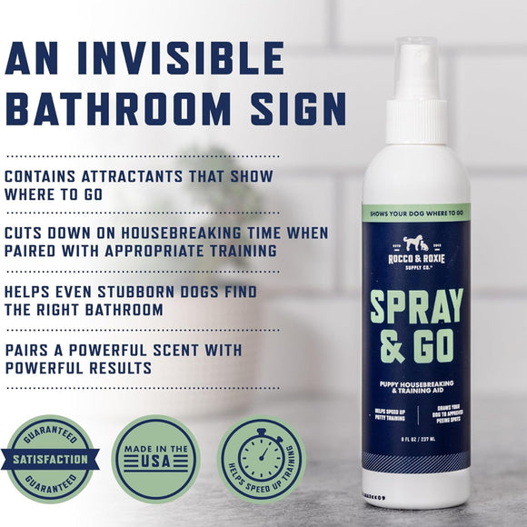 Rocco & Roxie Spray & Go Puppy Housebreaking & Training Spray (8 oz)