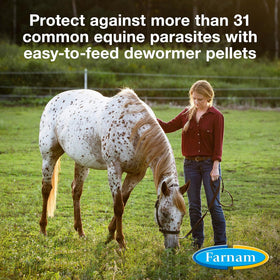 Farnam PyrantelCare Daily Dewormer Pellets for Horses (10 lb)