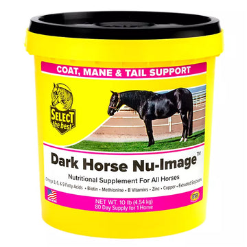 Select The Best Dark Horse Nu-Image Coat, Mane & Tail Support for Horses (10 lb)