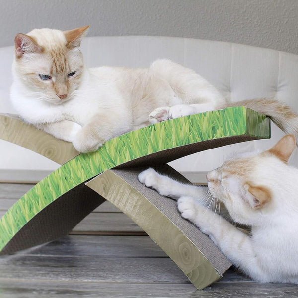 Catstages Easy Life Hammock Scratcher with Catnip For Cats