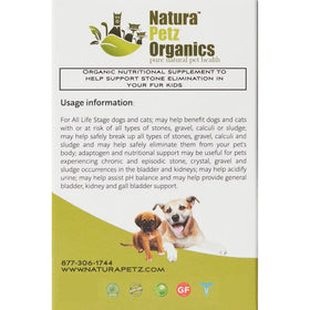Natura Petz Organics Stone Breaker Starter Pack Organic Support for Bladder Stones & Kidney Stones (30 count) Turkey Flavoring for Dogs