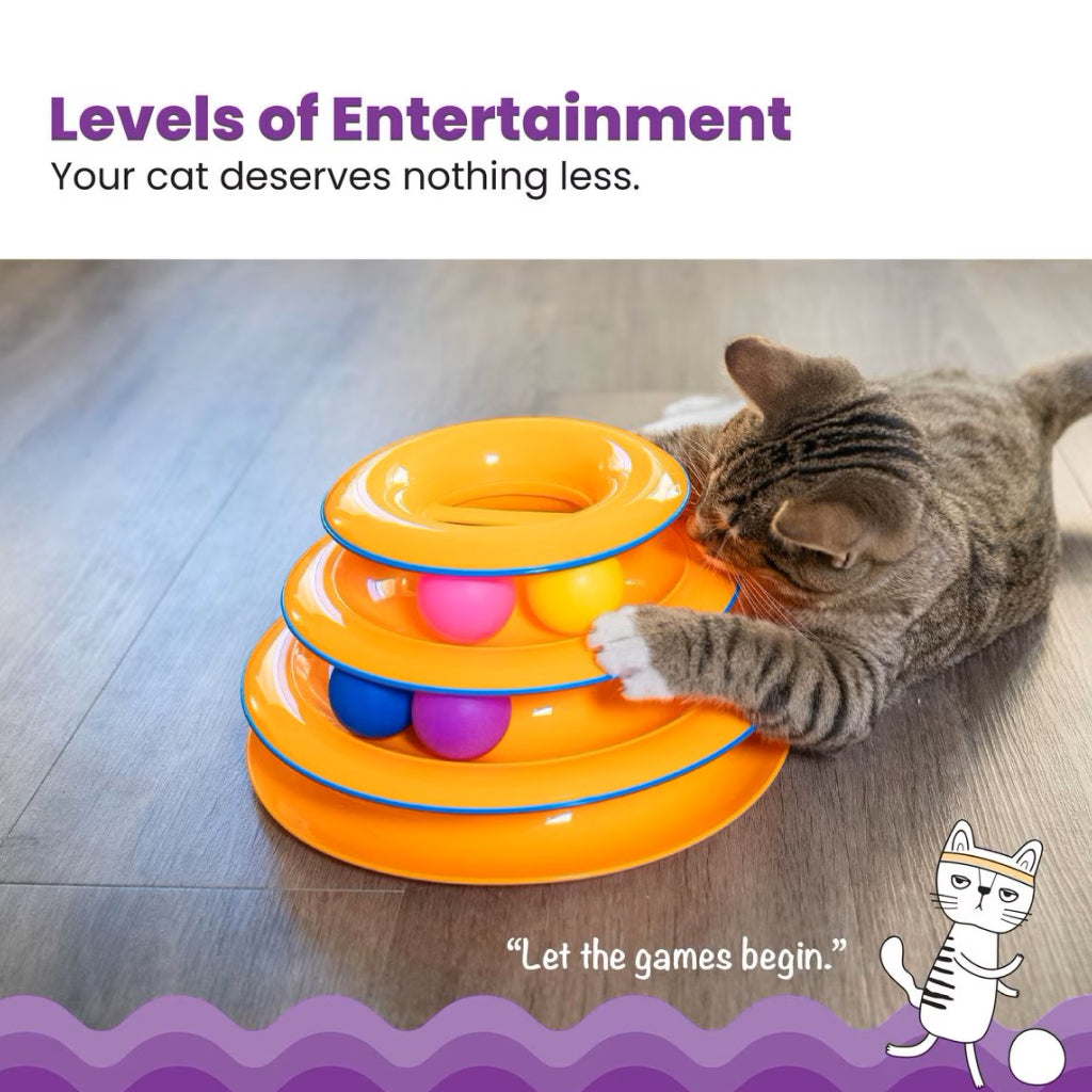 Catstages Tower Of Tracks Toy For Cat